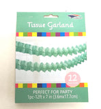 TISSUE GARLAND 20+ COLOR OPTIONS