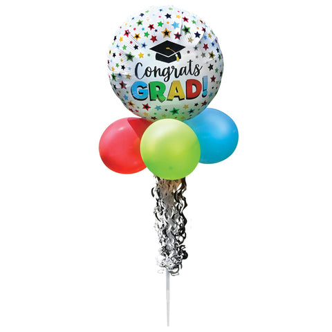 Congrats Grad Balloon Yard Sign Kit