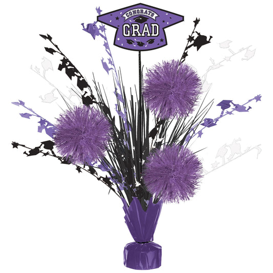 Purple Graduation Centerpiece