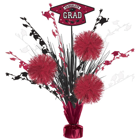 Burgundy / Maroon Graduation Centerpiece