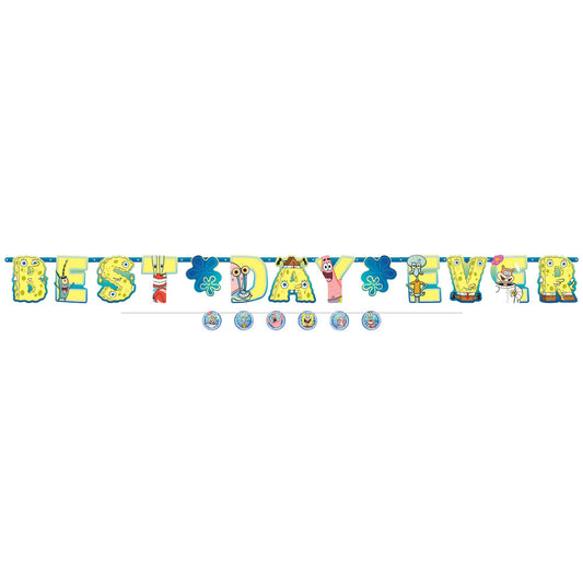 SpongeBob Jumbo Letter Banner Kit