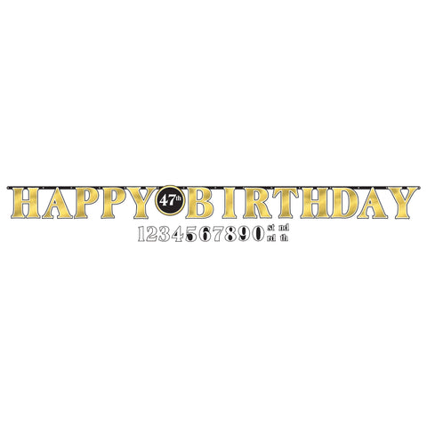 BETTER WITH AGE BIRTHDAY ADD AN AGE BANNER
