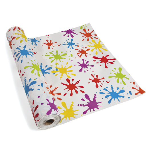 PAINT SPLATTER TABLCOVER 40" X 100'