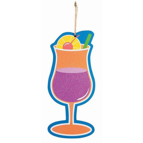 Luau Tropical Drink Plaque