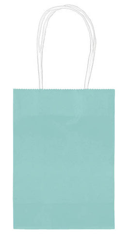 Robin's Egg Blue Small Paper Gift Bags 8 | 10 ct
