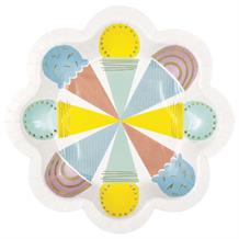 PASTEL ICE CREAM 8" PLATES
