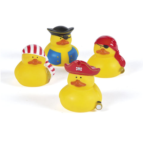 RUBBER DUCKS - PIRATE ASSTD STYLES    12 CT/PKG