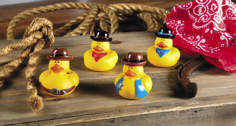 Cowboy Themed Rubber Ducks