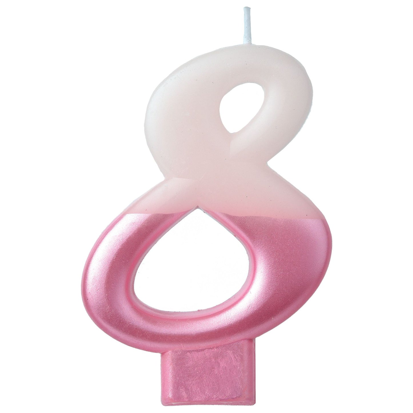 Pink Ombre Candle- #8