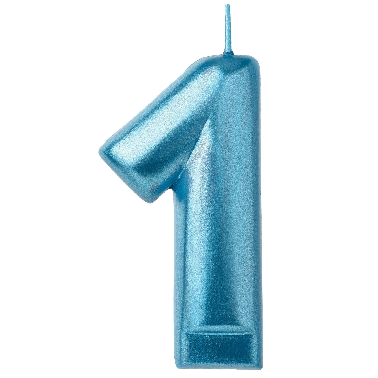 Metallic Blue Candle- #1