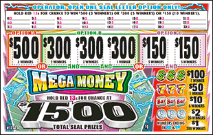 Pull tabs for shop money