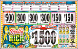 REALLY RICH PULL TAB 2700 TICKETS