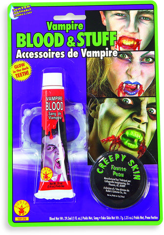Vampire Blood, Teeth, and Creepy Skin Kit