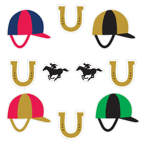 Jockey Hat Derby Cutouts