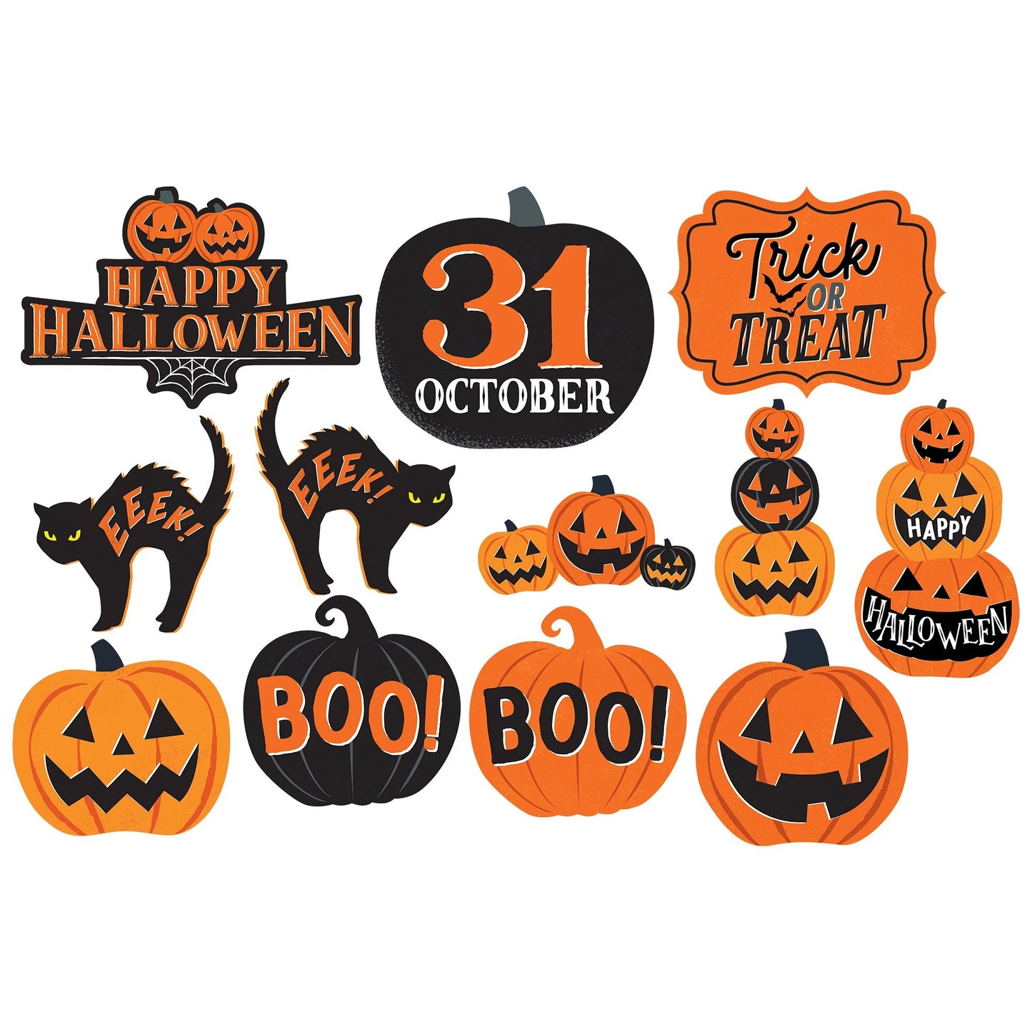 Halloween Cutouts 12pcs
