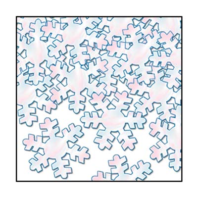 SNOWFLAKE CONFETTI OPALESCENT