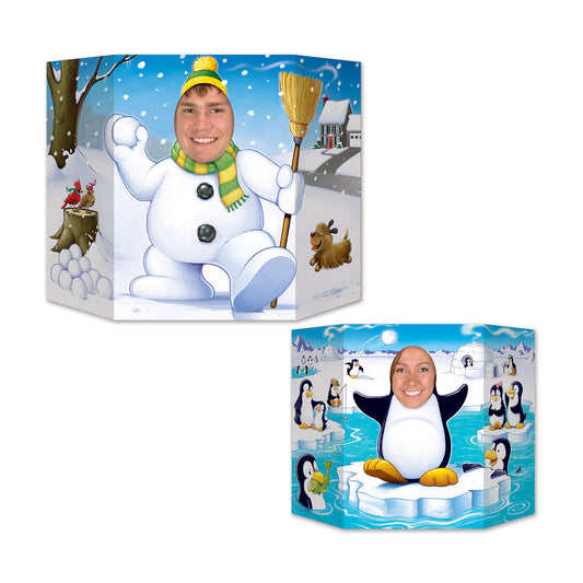 WINTER PHOTO PROP 2 SIDED       EACH