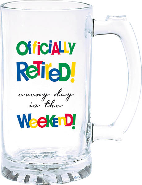 RETIREMENT TANKARD GLASS