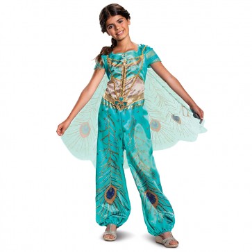 JASMINE TEAL CLASSIC COSTUME CHILDS MEDIUM 7-8