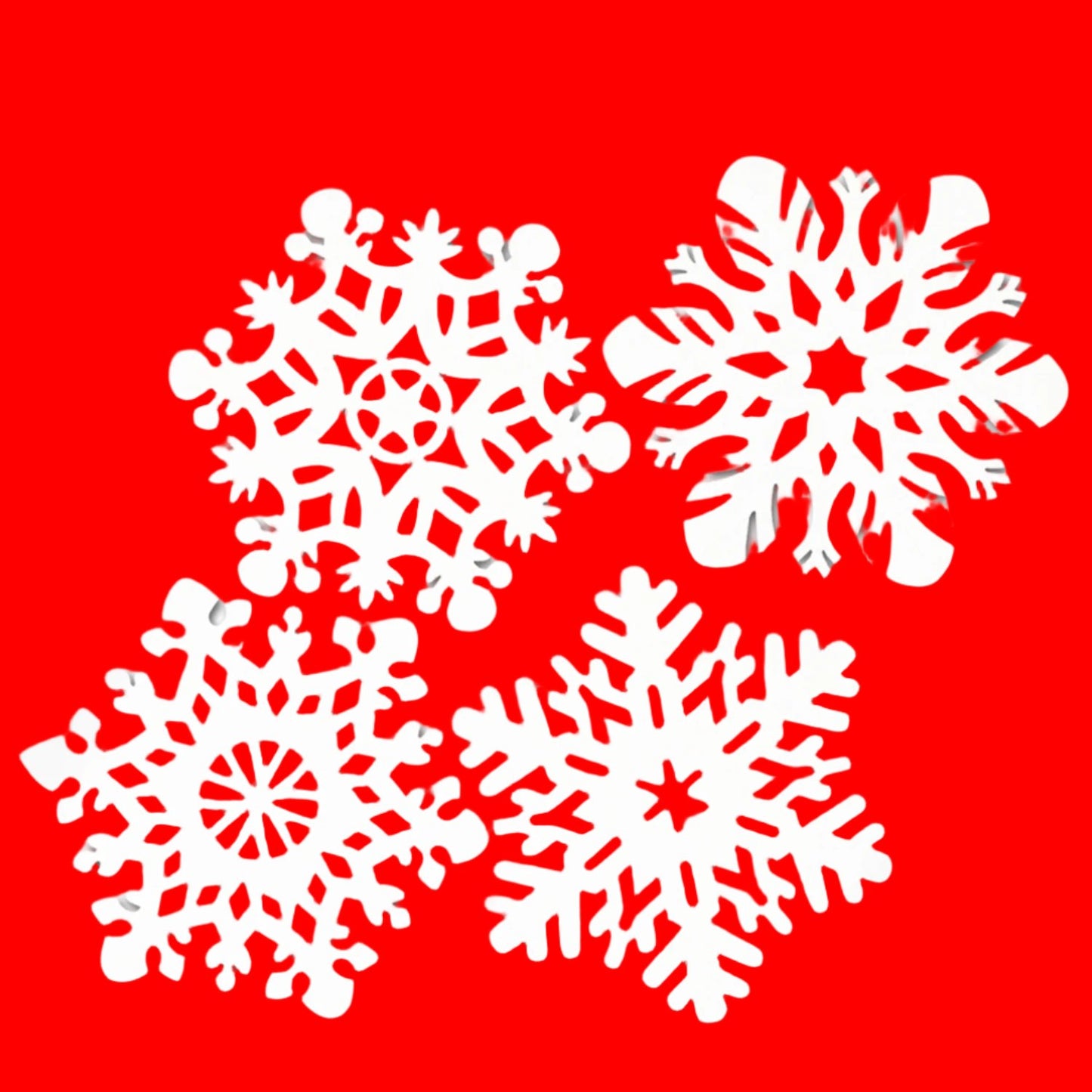 Big Snowflake Cutouts