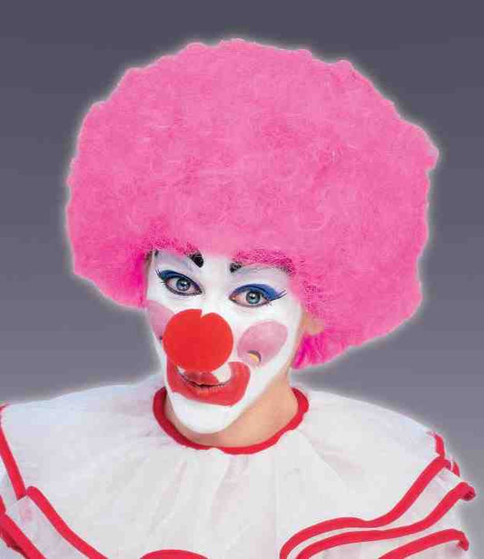 Pink Clown Afro Wig