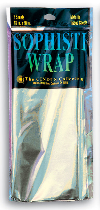 SOPHISTI WRAP - OPAL 18" X 30"  3/SHEETS