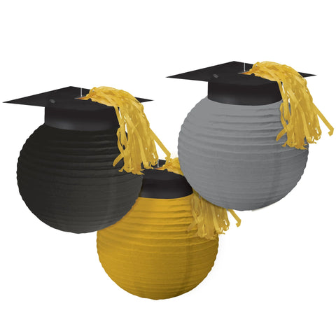 Graduation Cap Paper Lanterns
