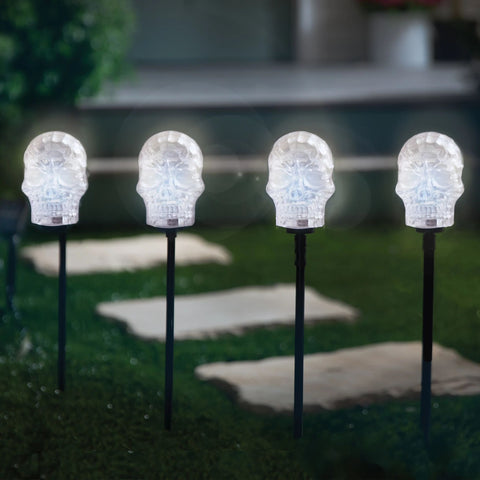 SKULL SOLAR PATHWAY LIGHTS