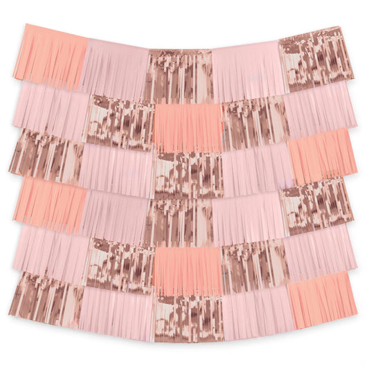 ROSE GOLD & BLUSH FOIL DECORATING BACKDROP