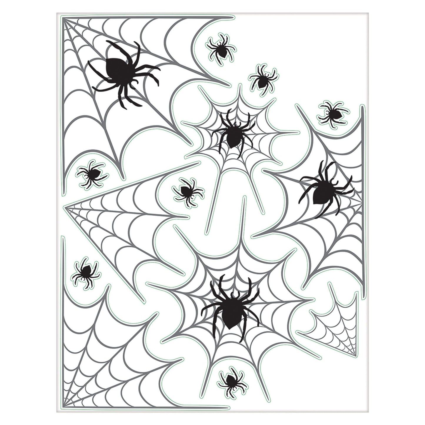 Spider Web Window Clings