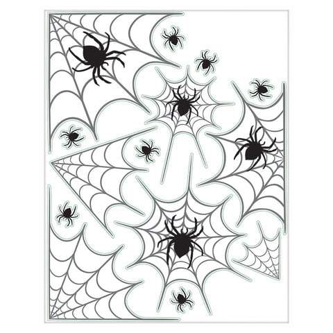 SPIDER WEB WINDOW CLINGS