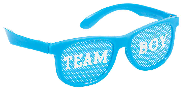 GENDER REVEAL GLASSES 12 PACK