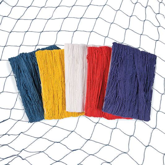 FISH NET - COTTON  LARGE ASST COLORS  4' X 14'EACH