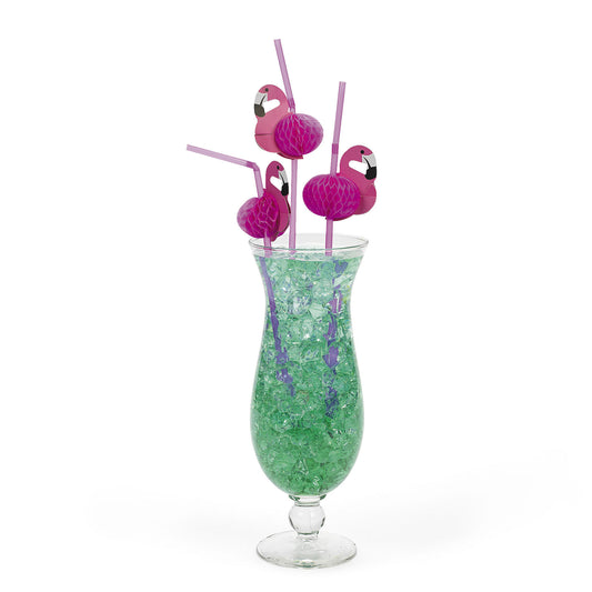 Tissue Flamingo Flexible Straws