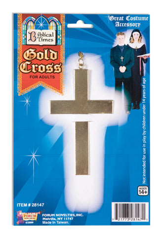 Religious Gold Cross and Chain