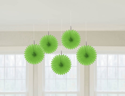 MINI FAN DECORATIONS 5PCS/PKG   KIWI