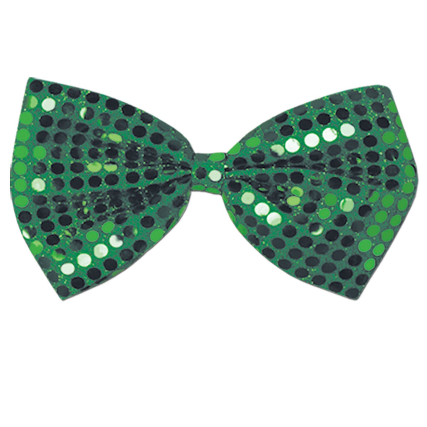 GREEN SEQUIN BOW TIE