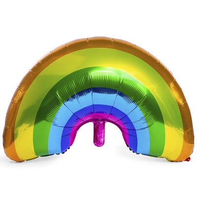 RAINBOW SUPER SHAPE MYLAR BALLOON