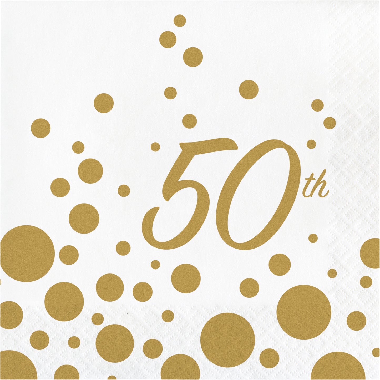 50TH ANNIVERSARY LUNCHEON NAPKINS