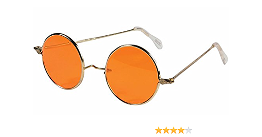 HIPPIE GLASSES - ORANGE