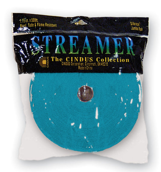 Crepe Streamer - 500' Caribbean Blue