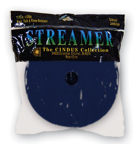CREPE STREAMER - 500' NAVY BLUE