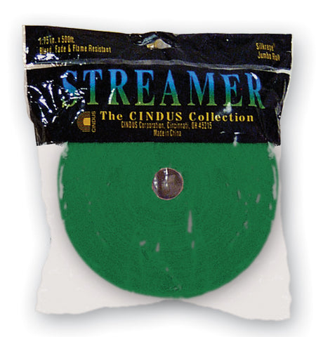 CREPE STREAMER - 500' EMERALD GREEN