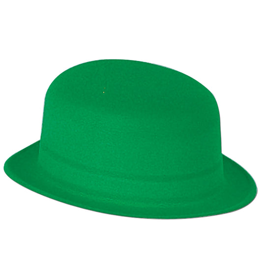 HAT - DERBY  GREEN VELOUR