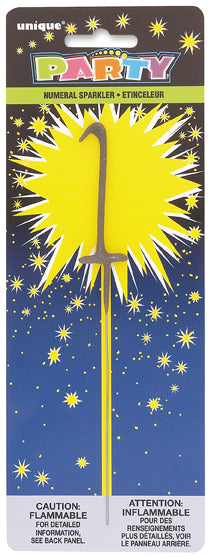 NUMERAL SPARKLER #1
