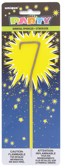 NUMERAL SPARKLER #7