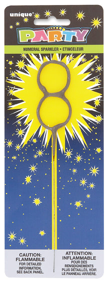 NUMERAL SPARKLER #8