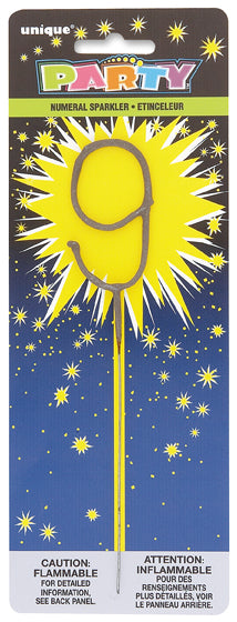 NUMERAL SPARKLER #9