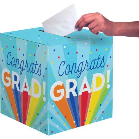 Congrats Grad Rainbow Card Box