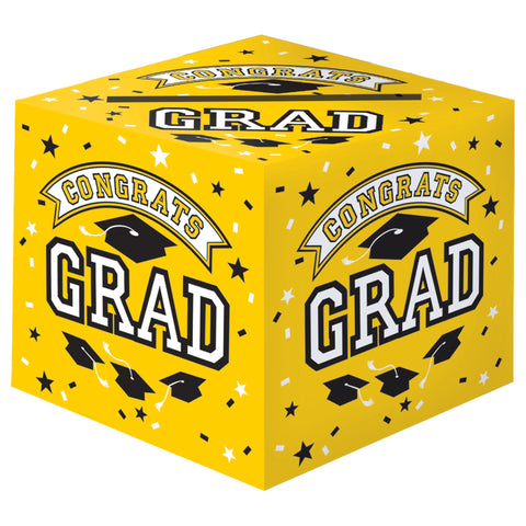 Yellow Graduation Card Holder Box